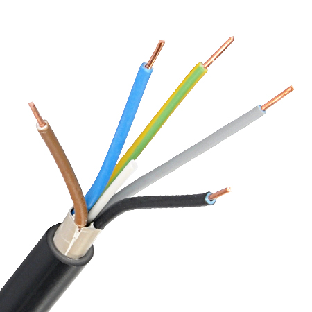 ▷ Kabel 5polig 2,5 mm² schwerer Gummimantel flexibel - hier erhältlich!