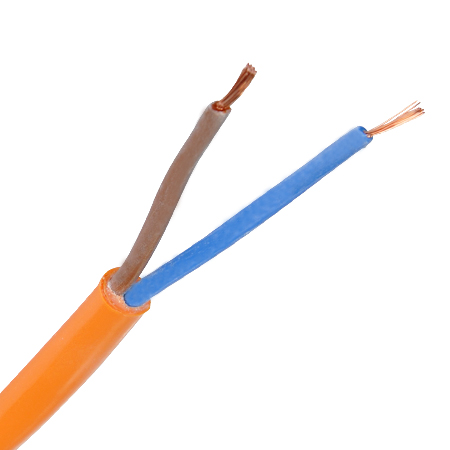 PUR Schlauchleitung H07BQ-F 2x1,5 mm² orange günstig online kaufen